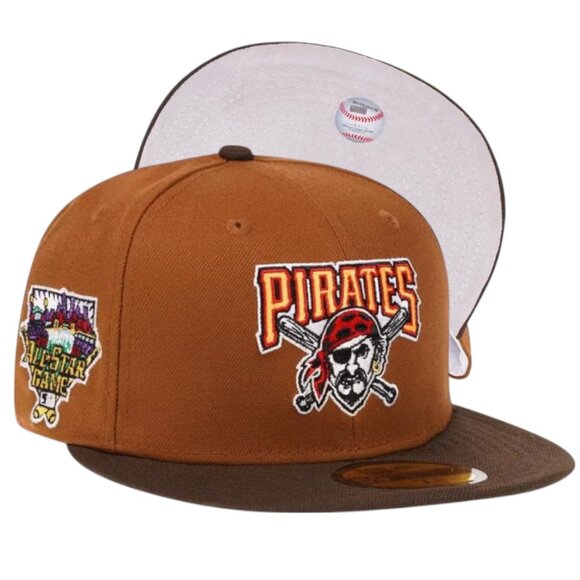 New Era Pittsburgh Pirates Bourbon Suede 59FIFTY Fitted Hat 2006 ASG - Picture 1 of 5